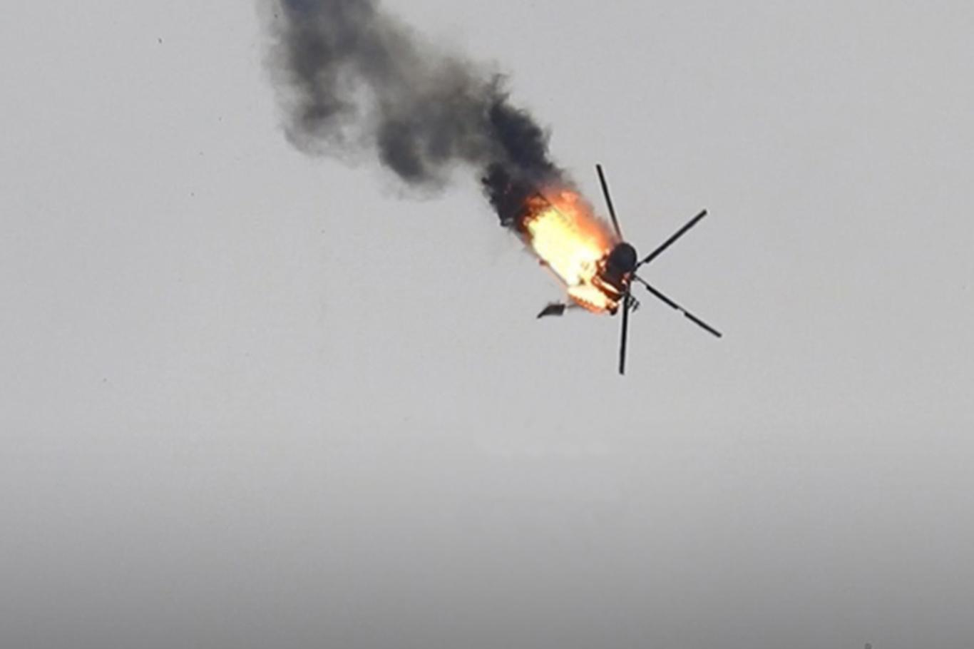 Syrian regime helicopter downed in Idlib